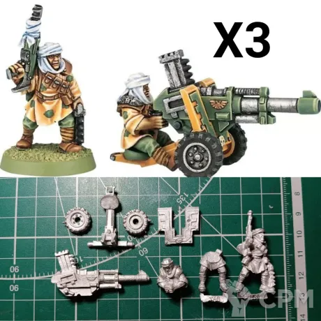 Описание картинки Tallarn Autocannon Squad (1994) от Stark Foundry по цене 1 755руб | Свободный Рынок Миниатюр - СРМ