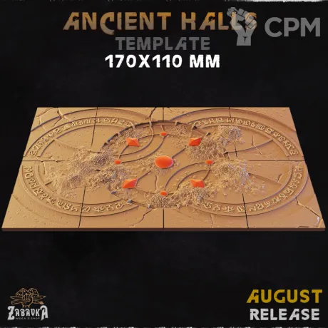 Описание картинки Ancient Halls Base170x110мм от 3Д-Печка по цене 500руб | Свободный Рынок Миниатюр - СРМ