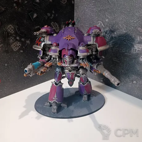 Описание картинки Imperial Chaos Knight Castellan от OMG_SL по цене 11 500руб | Свободный Рынок Миниатюр - СРМ