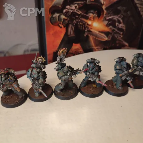Описание картинки Sons of Horus MK-VI Tactical squad от A.Kostikov по цене 3 000руб | Свободный Рынок Миниатюр - СРМ