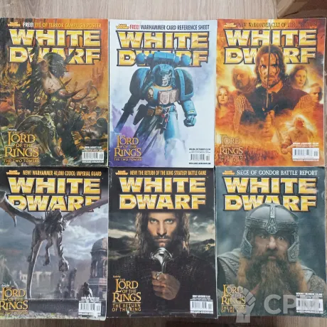 Описание картинки Выпуски Белого Гнома (UK White Dwarf) за 2002 - 2006 годы от Red Ember по цене 1 500руб | Свободный Рынок Миниатюр - СРМ