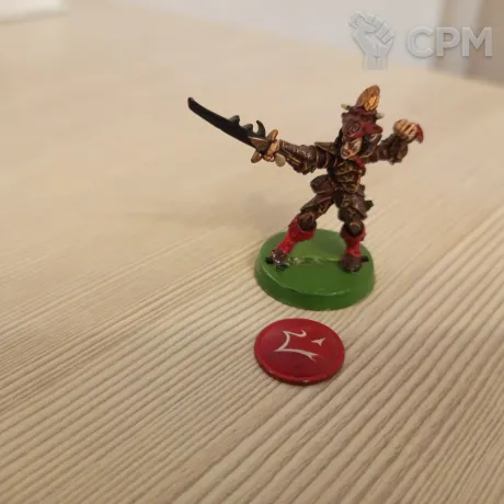 Описание картинки Dark Elf Hero Champion от Ar4i по цене 2 000руб | Свободный Рынок Миниатюр - СРМ