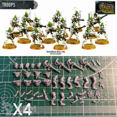Описание картинки Eldar Guardian Squad (16; 1999) от Stark Foundry по цене 3 325руб | Свободный Рынок Миниатюр - СРМ