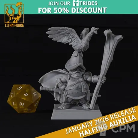 Описание картинки The Hobbit/ Halfling Captain от Barduck Miniatures по цене 219руб | Свободный Рынок Миниатюр - СРМ