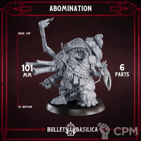 Описание картинки Abomination от Manufactorum76 по цене 3 500руб | Свободный Рынок Миниатюр - СРМ