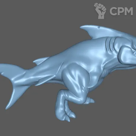 Описание картинки Sharkasaurus от Formosa Printing по цене 350руб | Свободный Рынок Миниатюр - СРМ