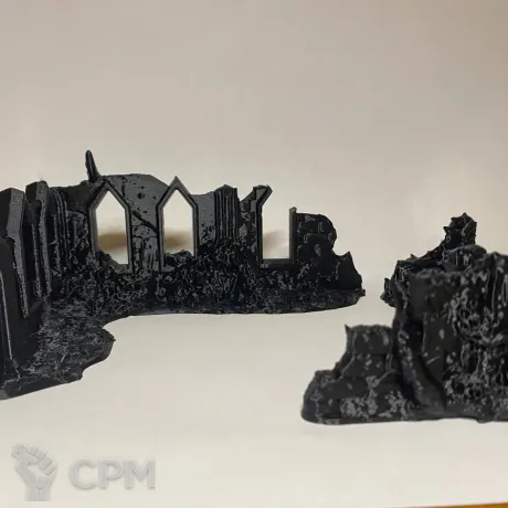 Описание картинки Infected Ruins (Зараженные руины) от SaJRa по цене 300руб | Свободный Рынок Миниатюр - СРМ