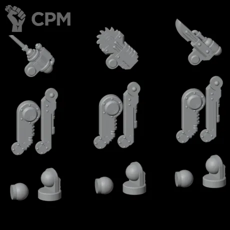 Описание картинки Apothecary's Mechanical Arm v1 от Стальные Небеса по цене 75руб | Свободный Рынок Миниатюр - СРМ
