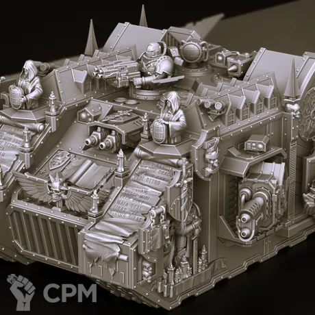Описание картинки Grey Knights Land Raider от Магазин Альфария по цене 2 200руб | Свободный Рынок Миниатюр - СРМ