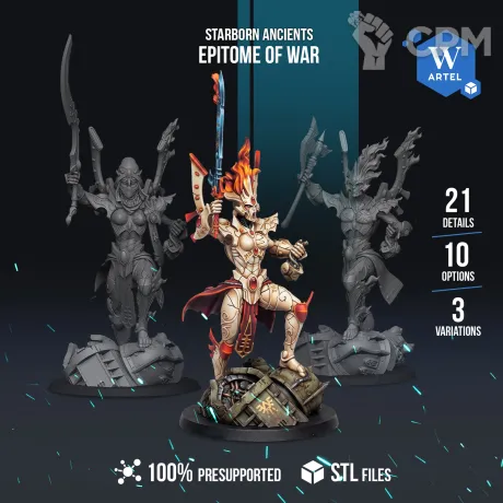 Описание картинки Epitome of War от Manufactorum76 по цене 1 250руб | Свободный Рынок Миниатюр - СРМ