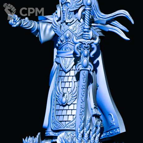 Описание картинки High Elves Noble - Swordmaster Lord от Магазин Альфария по цене 170руб | Свободный Рынок Миниатюр - СРМ