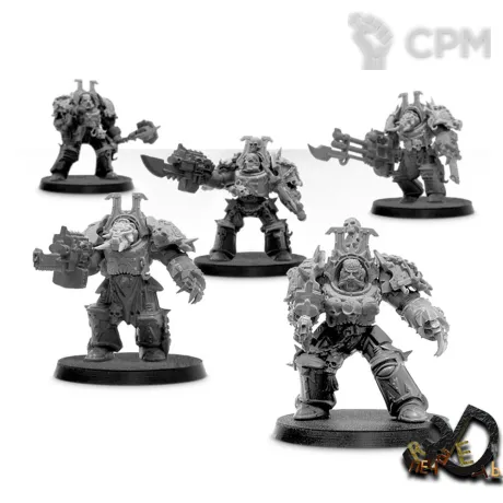 Описание картинки Chaos Terminators от R.E.print по цене 950руб | Свободный Рынок Миниатюр - СРМ