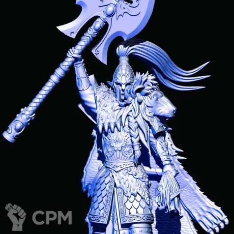 Описание картинки Korhil Lionmane - Lion Guard Lord от Магазин Альфария по цене 150руб | Свободный Рынок Миниатюр - СРМ