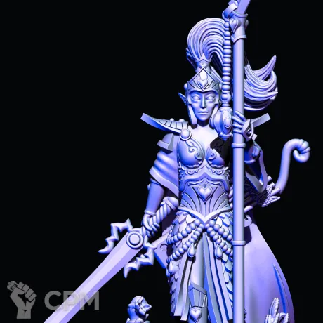 Описание картинки Handmaiden of the Everqueen от Магазин Альфария по цене 160руб | Свободный Рынок Миниатюр - СРМ