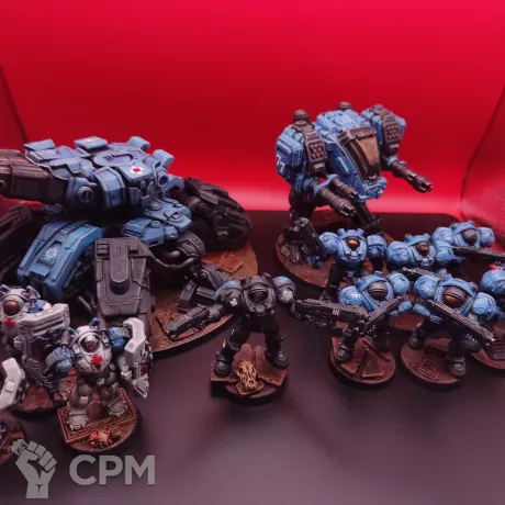 Описание картинки StarCraft Terran Strike Force — Рейнор, Marines, Medics, Goliath, Siege Tank — в покрасе от Жидкий Пират по цене 16 000руб | Свободный Рынок Миниатюр - СРМ