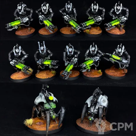 Описание картинки Necron Immortals Canoptek Tomb Crawlers от Chain Brush по цене 4 000руб | Свободный Рынок Миниатюр - СРМ