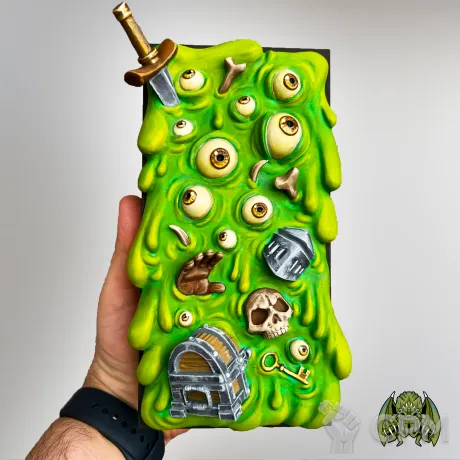 Описание картинки Book Nook - Slime от Naggaroth Night по цене 3 000руб | Свободный Рынок Миниатюр - СРМ