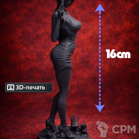 Описание картинки Фигурка Ада Вонг Ada Wong Resident Evil (16 см) от 3DSprint по цене 999руб | Свободный Рынок Миниатюр - СРМ