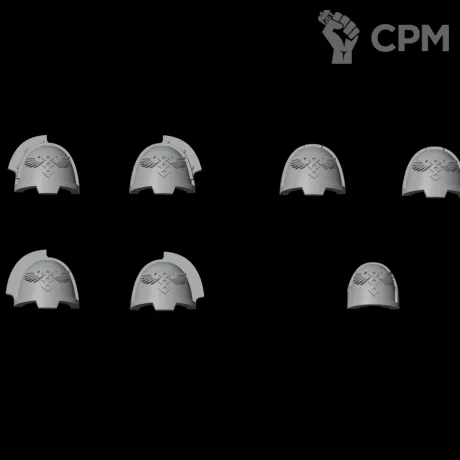 Описание картинки Apothecary's ShoulderPads v2 от Стальные Небеса по цене 105руб | Свободный Рынок Миниатюр - СРМ