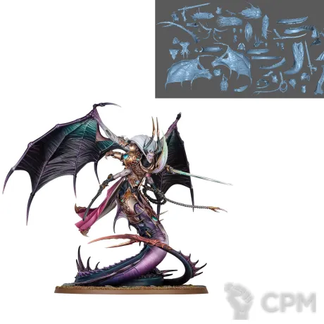 Описание картинки Fulgrim – Daemon Primarch of Slaanesh от Formosa Printing по цене 1 960руб | Свободный Рынок Миниатюр - СРМ