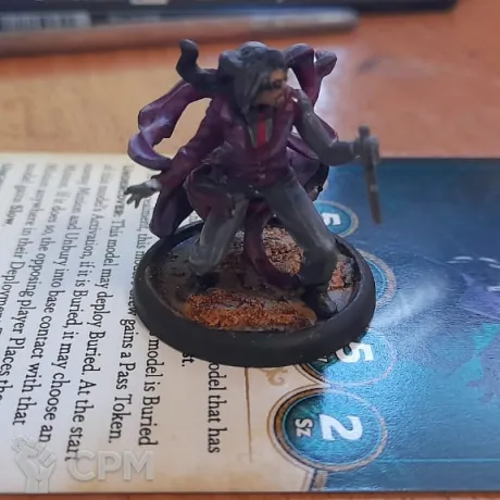 Описание картинки Jin Baccara от Dungeons Workshop по цене 700руб | Свободный Рынок Миниатюр - СРМ