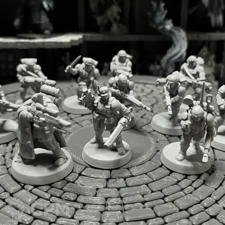 Описание картинки Kill Team Kasrkin от Houston Program по цене 550руб | Свободный Рынок Миниатюр - СРМ