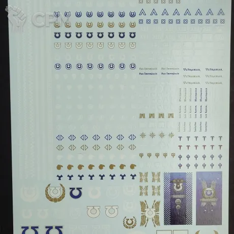 Описание картинки Transfer Sheet Ultramarines от ССП по цене 1 800руб | Свободный Рынок Миниатюр - СРМ