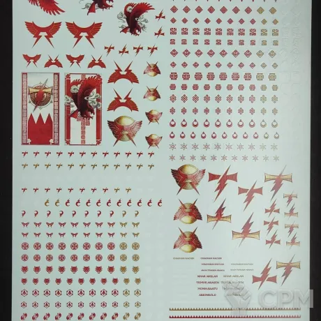 Описание картинки Transfer Sheet White Scars от ССП по цене 1 800руб | Свободный Рынок Миниатюр - СРМ