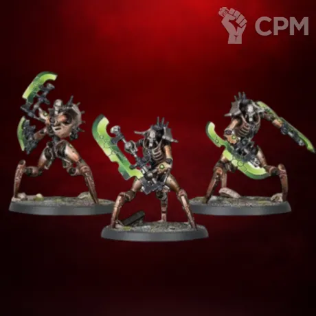 Описание картинки Skorpekh Destroyers (3 модели) + базы элитный отряд Necrons для Warhammer 40k от 3DSprint по цене 600руб | Свободный Рынок Миниатюр - СРМ
