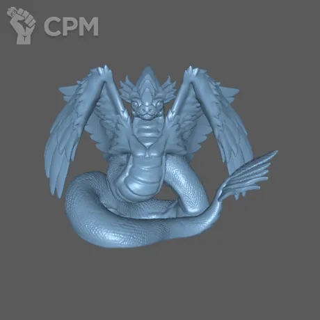 Описание картинки Коатль (Couatl) от Formosa Printing по цене 250руб | Свободный Рынок Миниатюр - СРМ