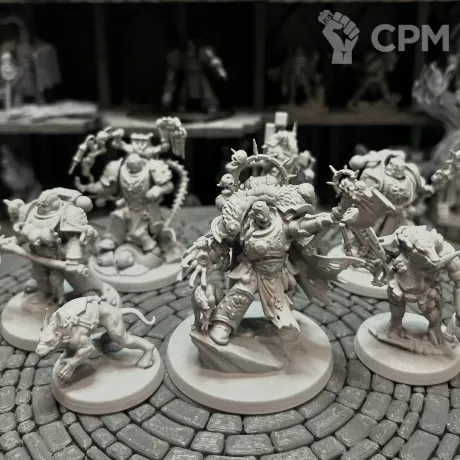 Описание картинки Huron Blackheart and the Masters of the Maelstrom от Houston Program по цене 950руб | Свободный Рынок Миниатюр - СРМ