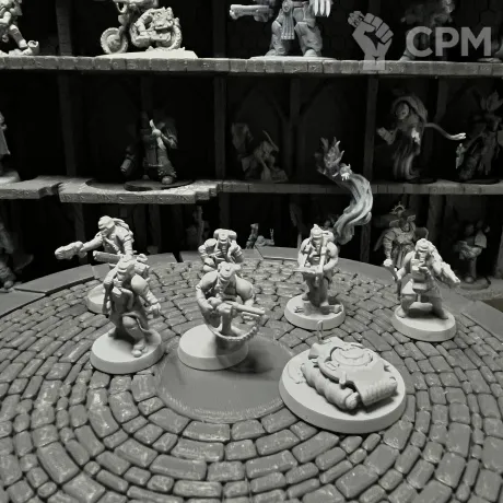 Описание картинки Warhammer 40000 Krieg Combat Engineers от Houston Program по цене 400руб | Свободный Рынок Миниатюр - СРМ