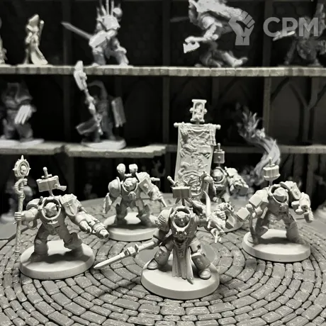 Описание картинки Grey Knights Brotherhood Terminator/Paladins Squad от Houston Program по цене 600руб | Свободный Рынок Миниатюр - СРМ