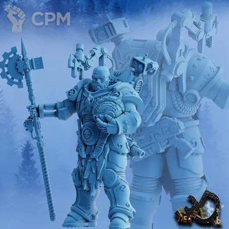 Описание картинки Dangran Father of Ethereal Mountains Techmarine от R.E.print по цене 350руб | Свободный Рынок Миниатюр - СРМ