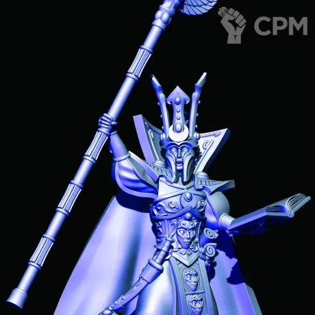 Описание картинки High Elves Archmage - Mage от Магазин Альфария по цене 190руб | Свободный Рынок Миниатюр - СРМ