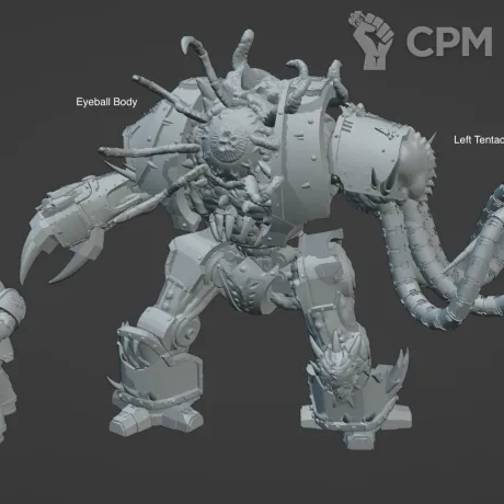 Описание картинки Helbrute - альт от Магазин Альфария по цене 850руб | Свободный Рынок Миниатюр - СРМ