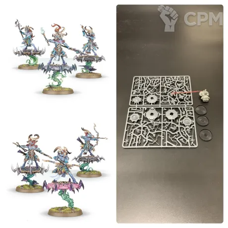 Описание картинки Tzaangor Enlightened / Skyfires от ZvZ Bitz Shop по цене 4 600руб | Свободный Рынок Миниатюр - СРМ