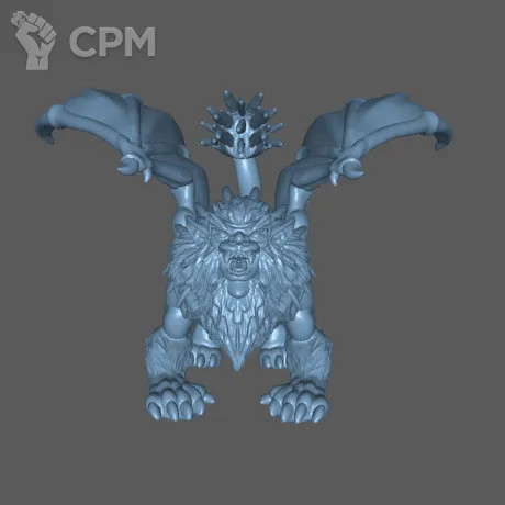 Описание картинки Мантикора (Manticore) от Formosa Printing по цене 350руб | Свободный Рынок Миниатюр - СРМ