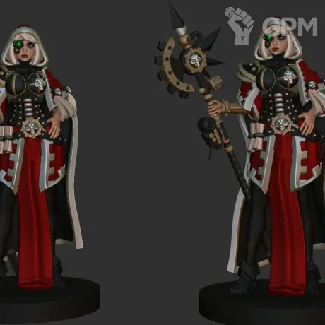 Описание картинки Tech priest enginseer от MrMetalHorror по цене 300руб | Свободный Рынок Миниатюр - СРМ
