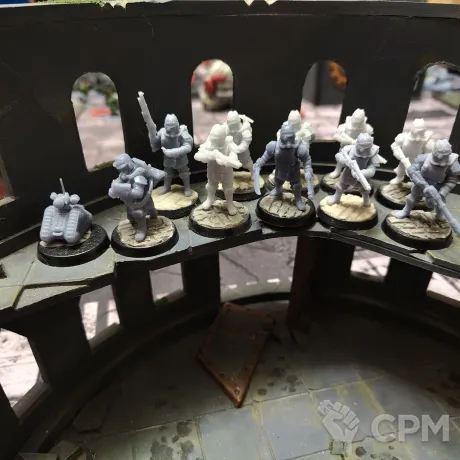 Описание картинки Krieg Combat Engineers 1 от Astramael по цене 750руб | Свободный Рынок Миниатюр - СРМ