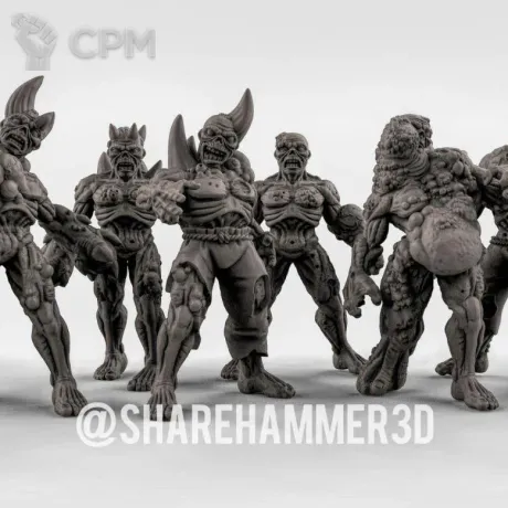 Описание картинки Poxwalkers от MrMetalHorror по цене 700руб | Свободный Рынок Миниатюр - СРМ