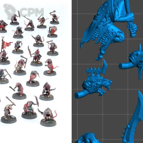 Описание картинки Clanrats x40 (scan) от badmorning по цене 1 700руб | Свободный Рынок Миниатюр - СРМ