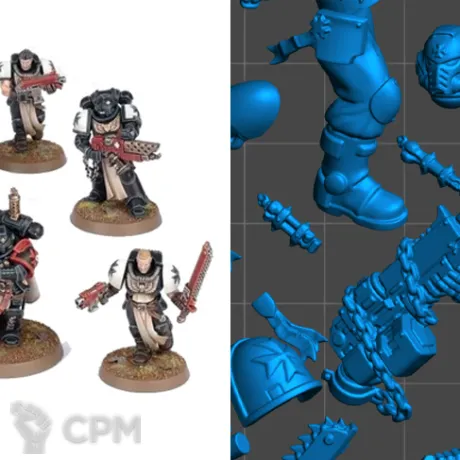 Описание картинки Primaris Crusader Squad x5 (scan) от badmorning по цене 800руб | Свободный Рынок Миниатюр - СРМ
