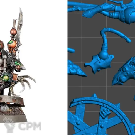 Описание картинки Arch-Warlock (scan) от badmorning по цене 300руб | Свободный Рынок Миниатюр - СРМ