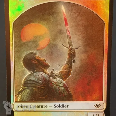 Описание картинки Soldier Token (MH1) от Барахолка Баллиоза по цене 100руб | Свободный Рынок Миниатюр - СРМ