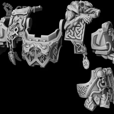 Описание картинки броня "Loculo"  тип Wolf от Bazilevs по цене 845руб | Свободный Рынок Миниатюр - СРМ