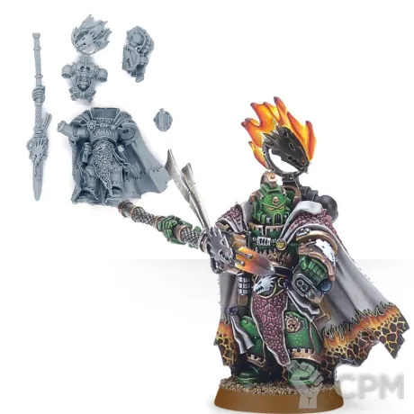 Описание картинки Salamanders Captain Vulkan He'stan, Forgefath от Red Rooster по цене 541руб | Свободный Рынок Миниатюр - СРМ