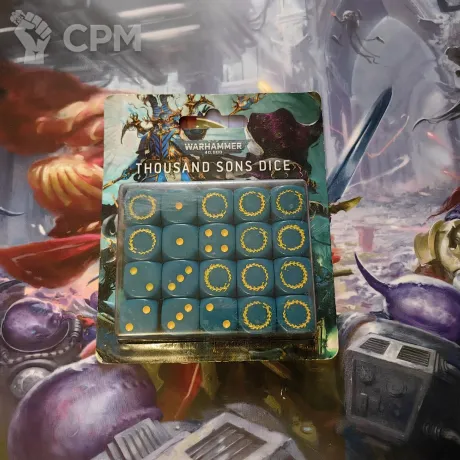 Описание картинки Thousand Sons dice set от firon по цене 4 600руб | Свободный Рынок Миниатюр - СРМ