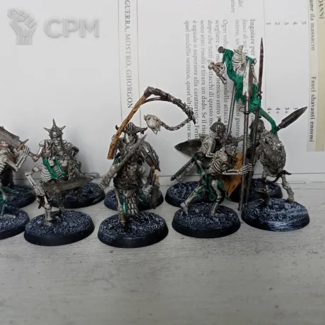 Описание картинки Deathrattle skeletons x10 (старый скульпт) от Darcus по цене 1 500руб | Свободный Рынок Миниатюр - СРМ