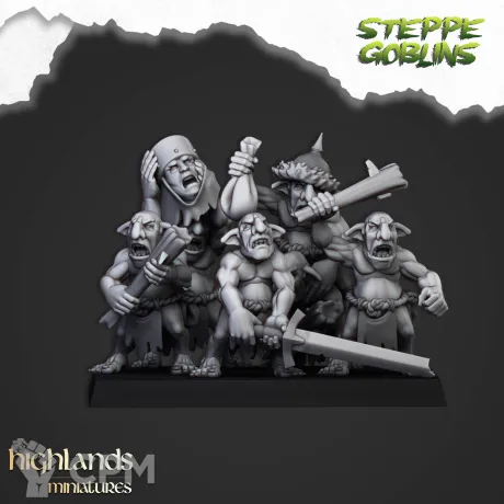 Описание картинки Steppe Goblors от 3DPrintClub по цене 148руб | Свободный Рынок Миниатюр - СРМ